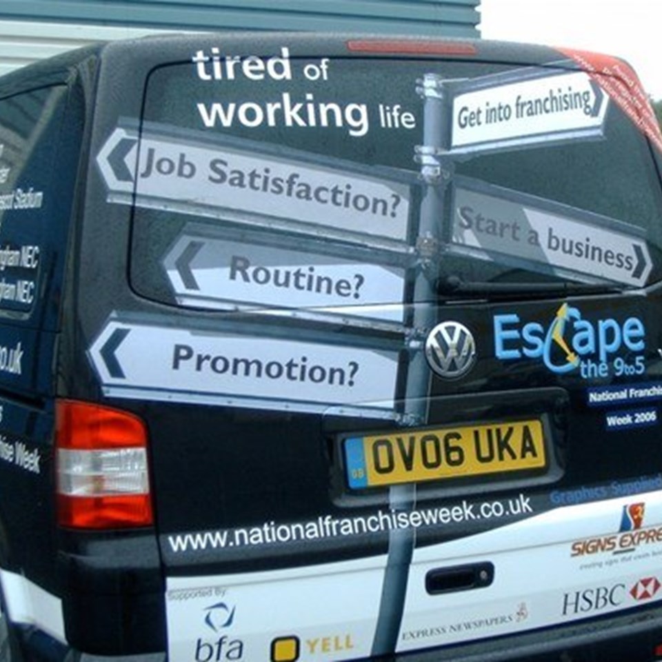 82 472 Promotional Vehicle Graphics For National Franchise Week
