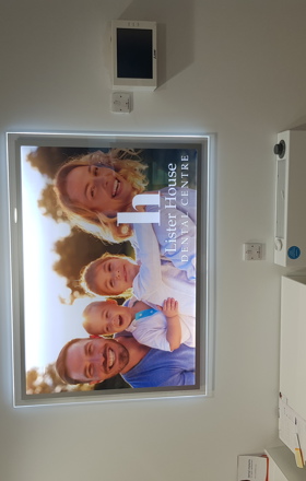 Interior Lightbox Sign