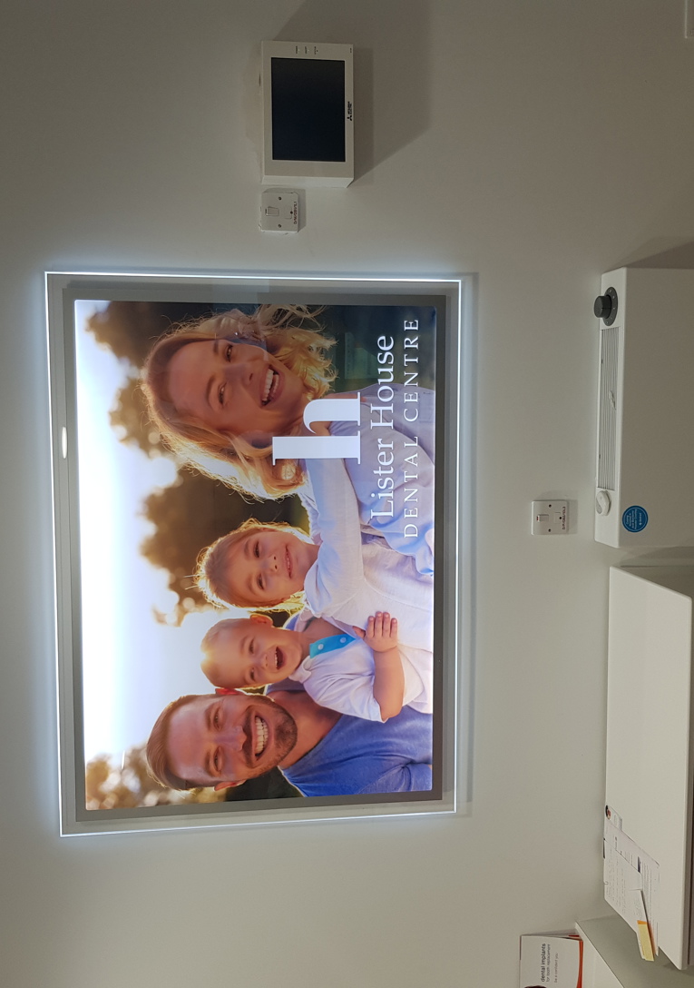 Interior Lightbox Sign