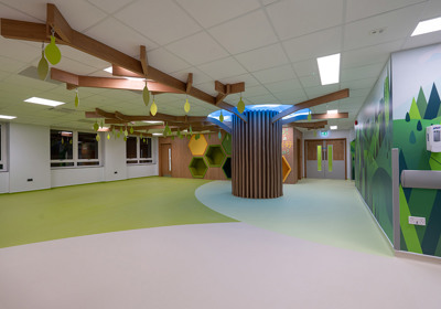 Header Image Wall Graphics Flex Face Crawley Hospital 4