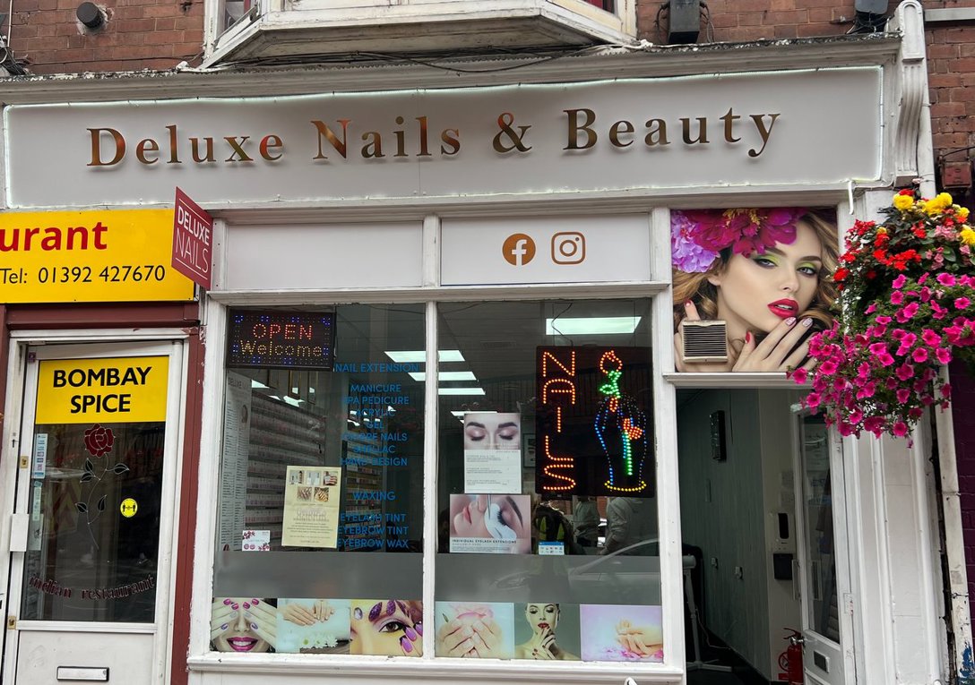 Acrylic Stand Off Letters Finished In Gold Mirror Effect On An Aluminium Composite Panel