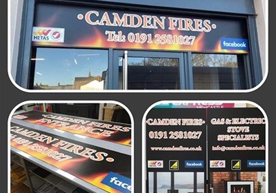 Camden Fires Fascia Exterior Signage Newcastle