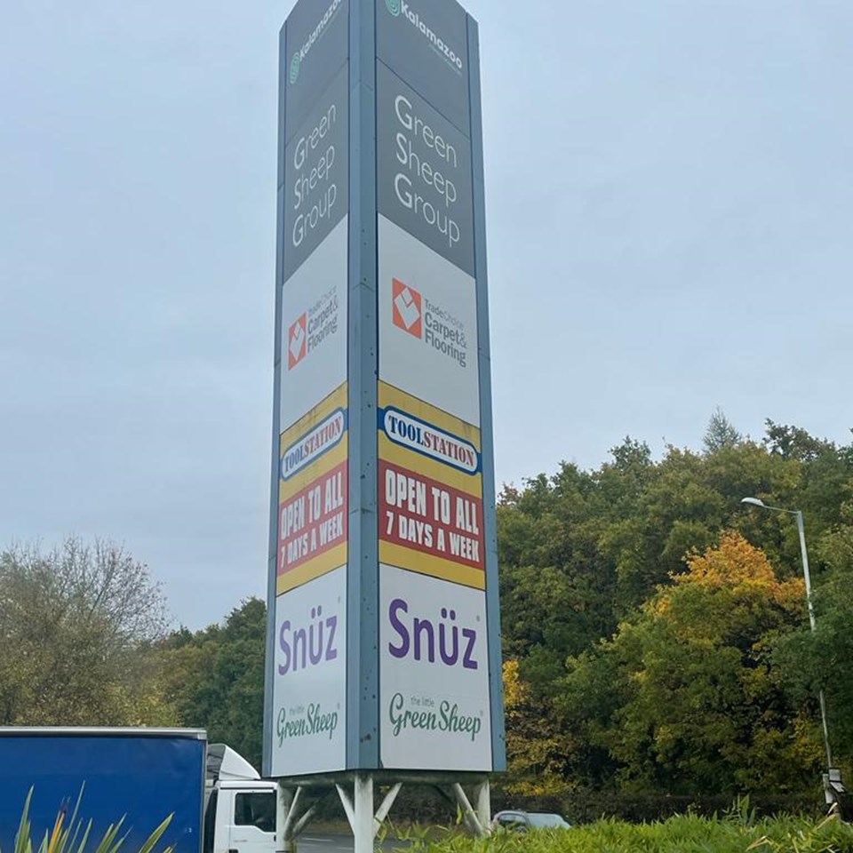 Totem Sign Graphics Adare Signs Express Birmingham