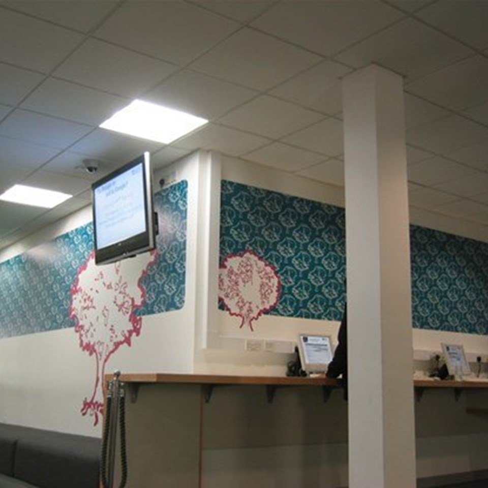 93 536 Decorative Displays Installed Directly To The Walls Of Bath University
