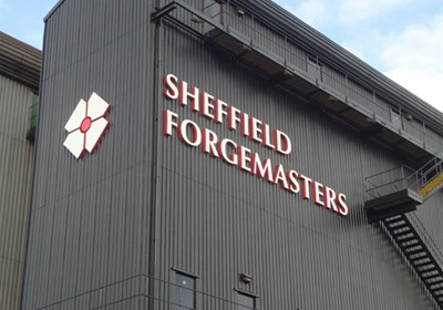 Sheffield Forgemasters Stainless Steel Painted Letters Sheffield