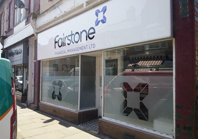 Fairstone Financial Management Fascia Exterior Signage Newcastle