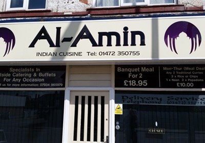 Al Amin Fascia Exterior Signage Grimsby