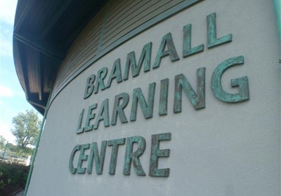 Bramall Learning Centre Exterior Sign