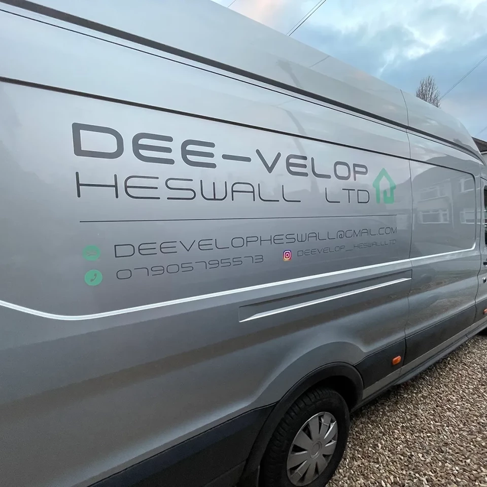 Signs Express Van Vehicle Decals Signage Wirral Liverpool (3) Dee Velop Heswall Ltd