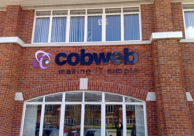 Cobweb In Fareham Corporate Rebrand Signage Portsmouth