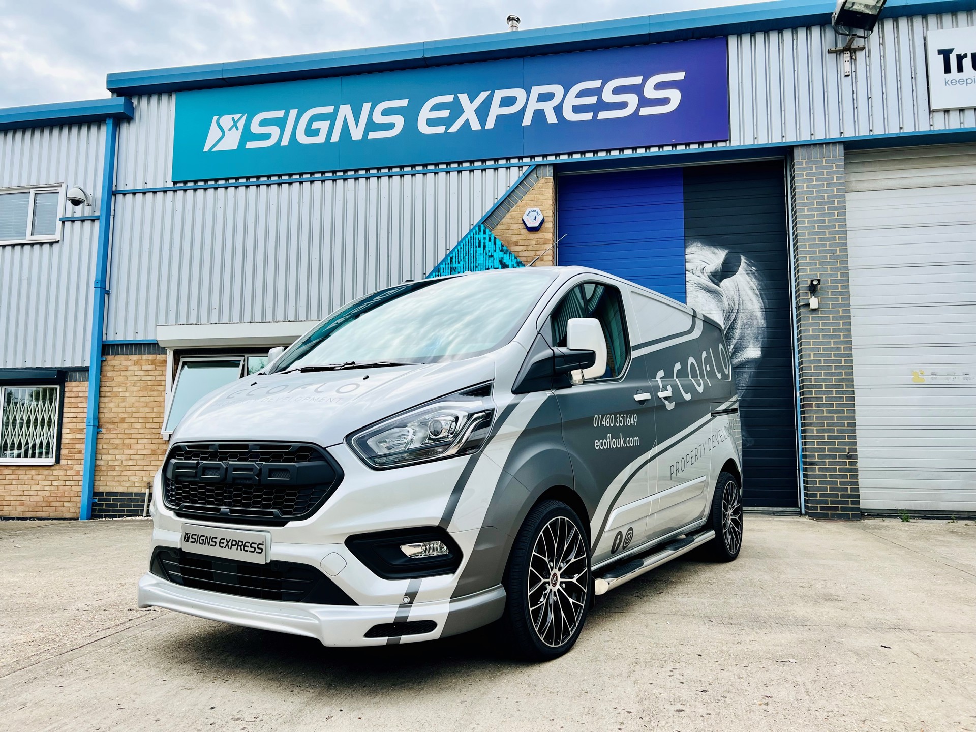 Partial Van Wrap - Eco Flo - Signs Express Bedford