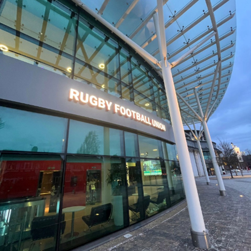 England Rugby Sign Revitalising Twickenham Stadium's External Signage