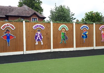 Fence Super Heroes Education Worcester