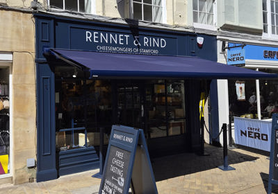 Rennet & Rind shop signage 