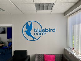 Interior Foamex Logo - Bluebird Care - Signs Express Bedford