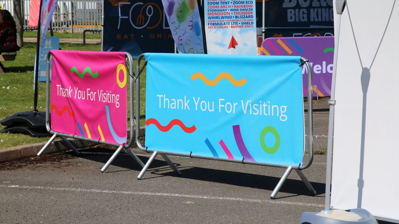 Branded Crowd Barriers