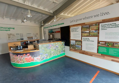 The Green Estate Cafe Welcome Graphics Signs Express Sheffield