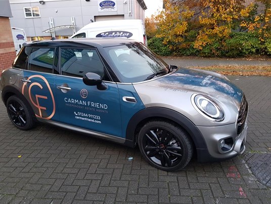 Carman Friend Mini Car Graphics Liverpool