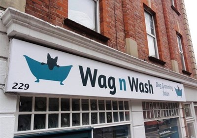 Fascia Sign For Wag N Wash
