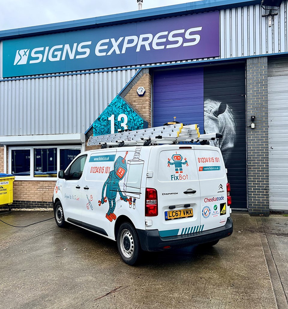 Van Wrap Fixbot Bedford