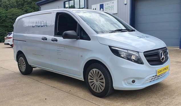Fully wrapped Mercedes Vito for Lauda Technology Ltd