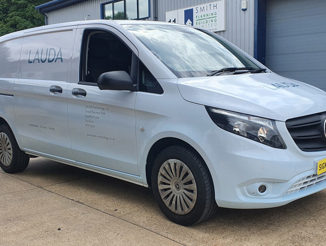 Fully wrapped Mercedes Vito for Lauda Technology Ltd