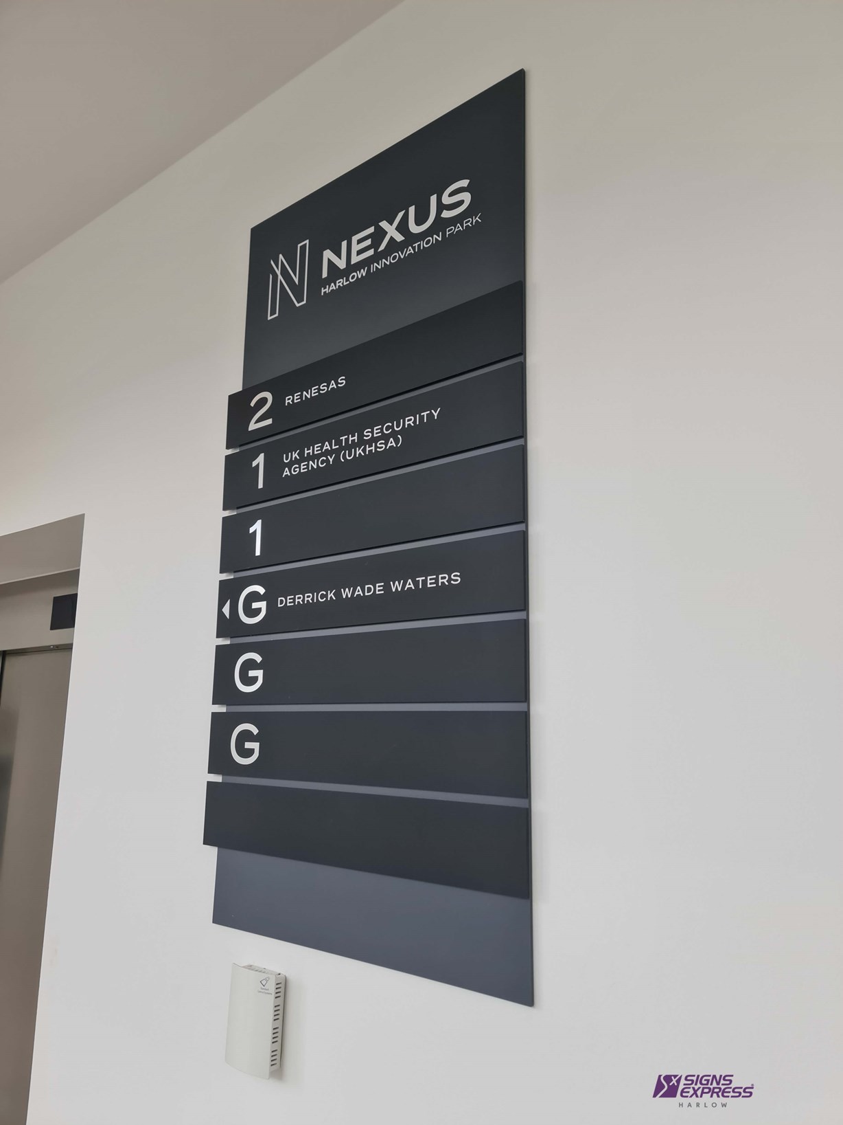 Internal Directory Sign At NEXUS By Signs Express Harlow