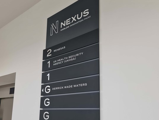 Internal Directory Sign At NEXUS By Signs Express Harlow