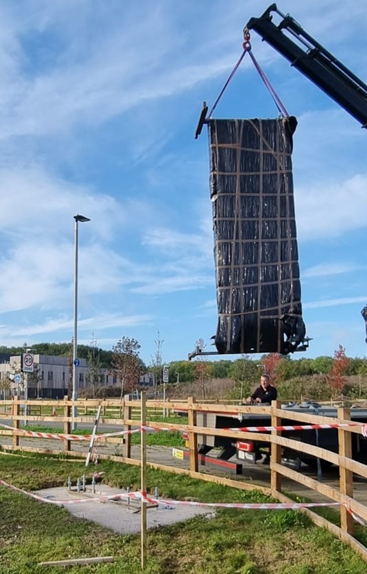 Crane Lift Totem Sign Signs Express Harlow
