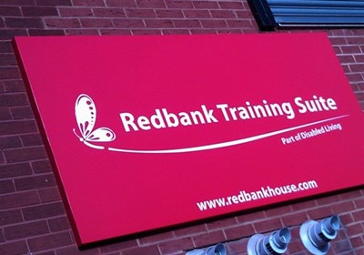 Aluminium Composite Signtray With Solid Cut Vinyl Manchester