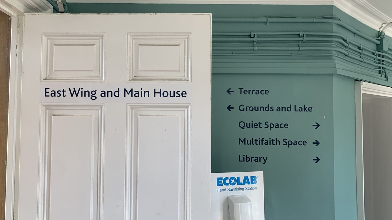 Bath Spa University Wall Wayfinding Decals (Signs Express Bath)