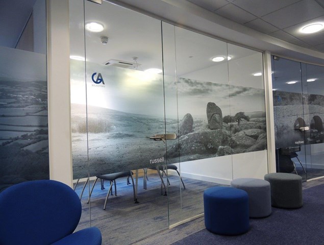 Digitally Printed Internal Window Graphics