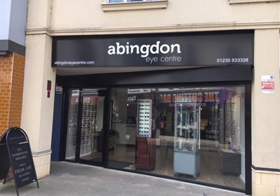 Abingdon Eye Centre Exterior Shop Sigage Oxford