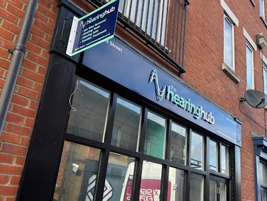 The Hearing Hub - Exterior Signage