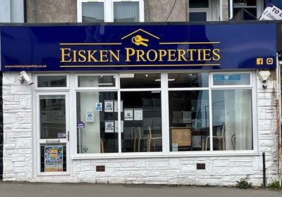 Eisken Properties Aluminium Composite Panel With Raised Off Flat Cut Letters