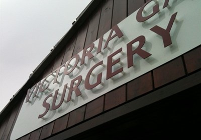 Victoria Surgery Flat Cut Acrylic Letters On Taunton