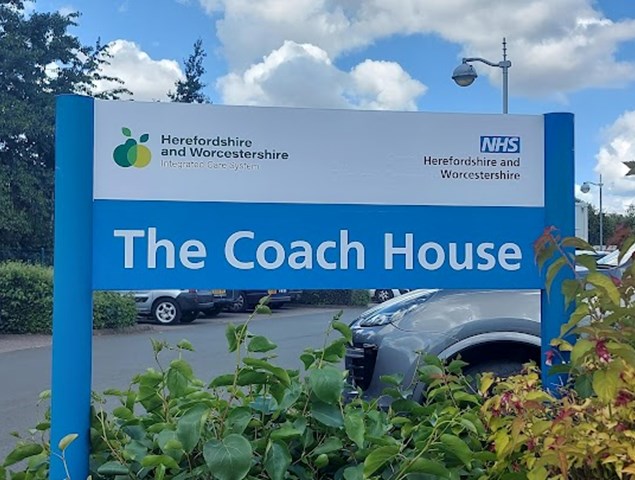 Exterior Directional Sign For The Coach House NHS In Hereford By Signs Express Worcester