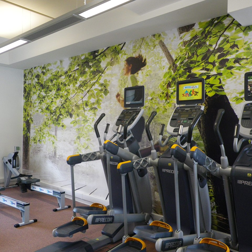 Interior Wall Graphics For A Gym Southampton