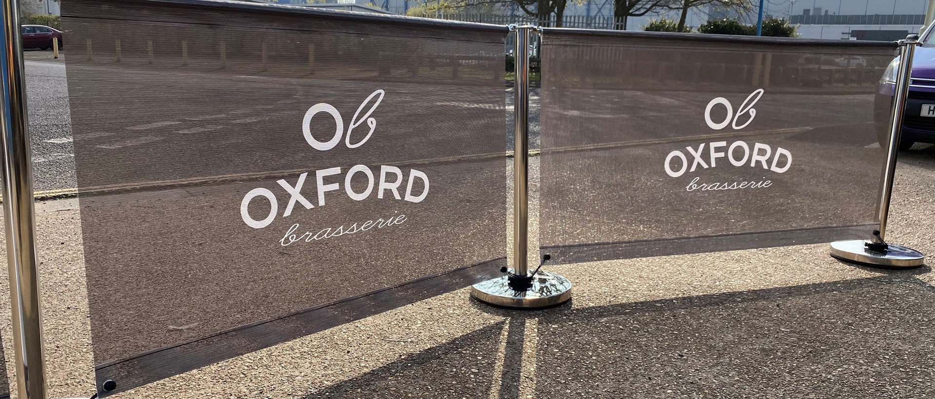 Café Style Barriers Promotional Barriers Windbreaks