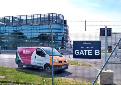 Farnborough Airport Gate Signs