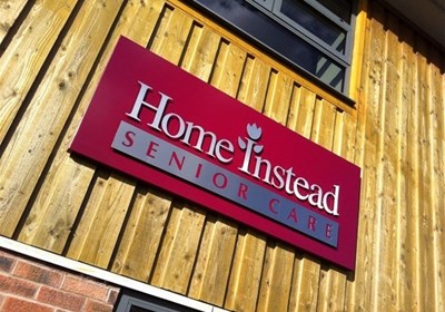 Aluminium Tray With Brushed Ali Stand Off Letters Warrington