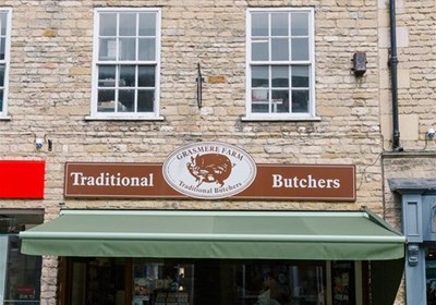 Grasmere Butchers Shop Fascia External Signage Peterborough