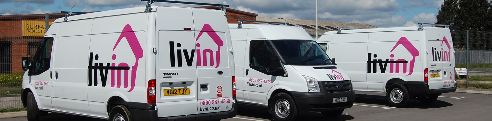Livin Works Charity Vehicle Graphics Fleet Graphics South Durham