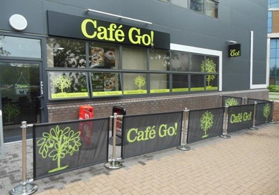 Cafe Fascia Sign Cafe Barriers Telford