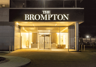 External Illuminated Signage At London Stansted Airport By Signs Express Harlow