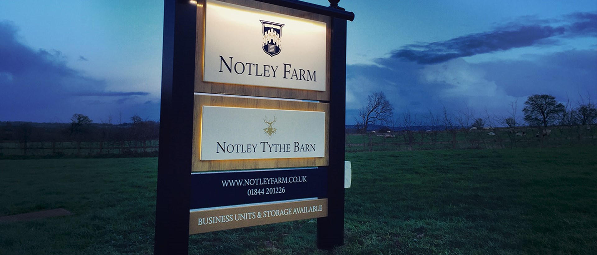 Notley Farm Signage Design
