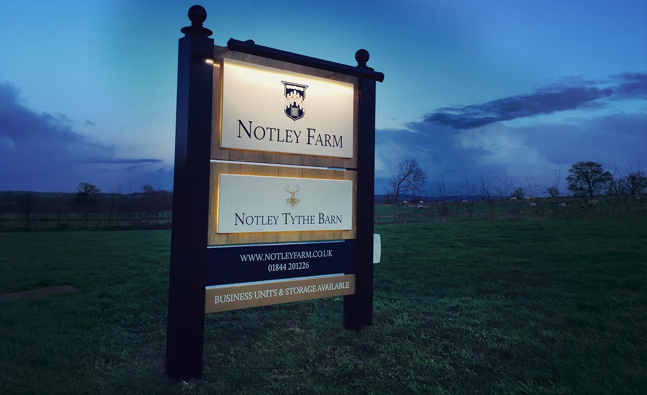 Notley Farm Signage Design