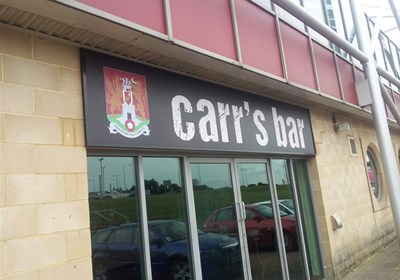 Carrs Bar Shop Frontage Northampton