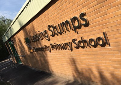 Built-up Letters School Sign Warrington
