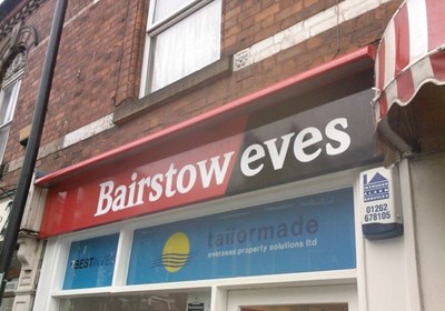 Bairsstow Eves Fascia Sign Hull